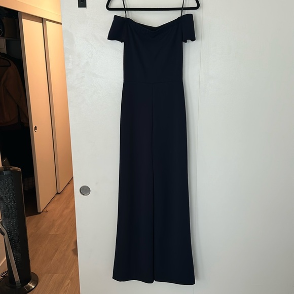 Lulu navy blue jumpsuit - Picture 1 of 5